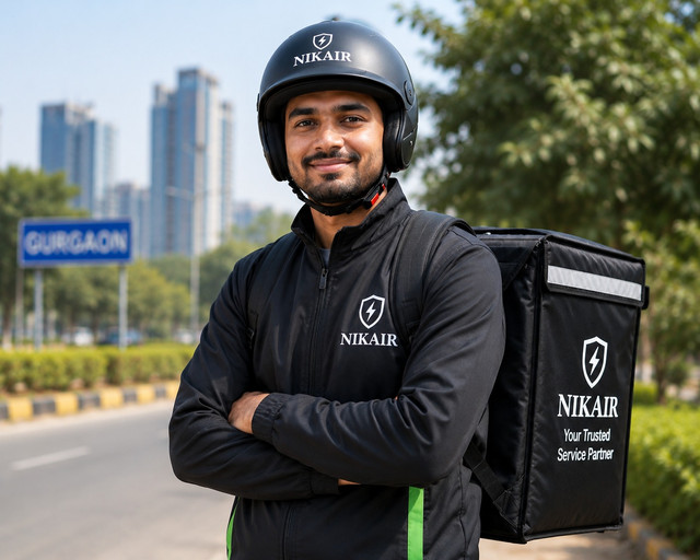 NIKAIR delivery partner representing the company mission